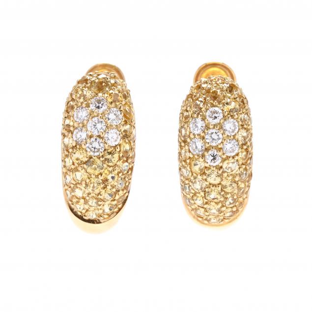 18kt-gold-gem-set-earrings