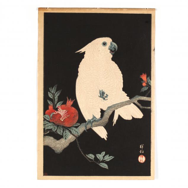 ohara-koson-japanese-1877-1945-i-cockatoo-and-pomegranate-i