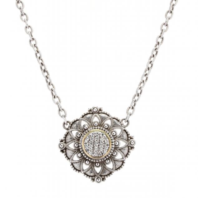 18kt-gold-sterling-silver-and-gem-set-necklace-judith-ripka