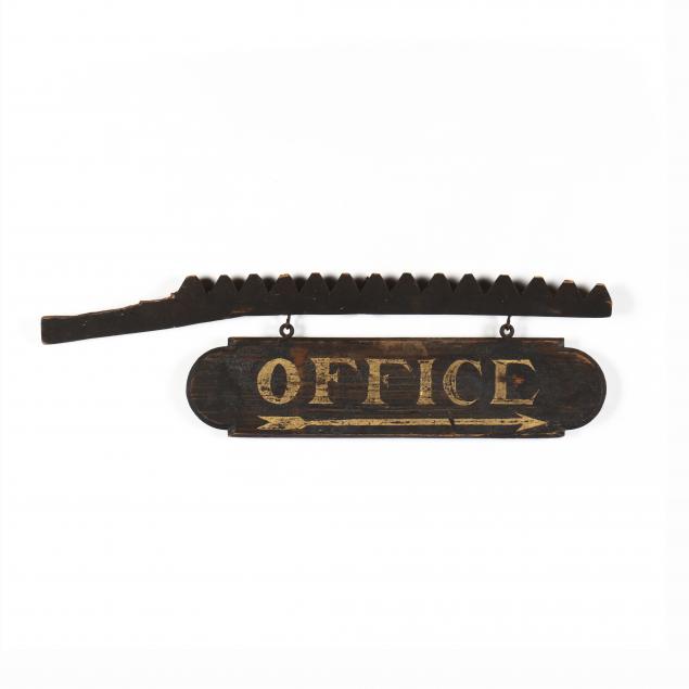 antique-wooden-hanging-office-sign