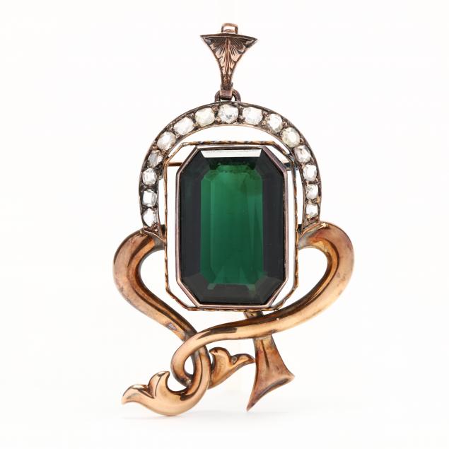 gold-and-gem-set-pendant-brooch