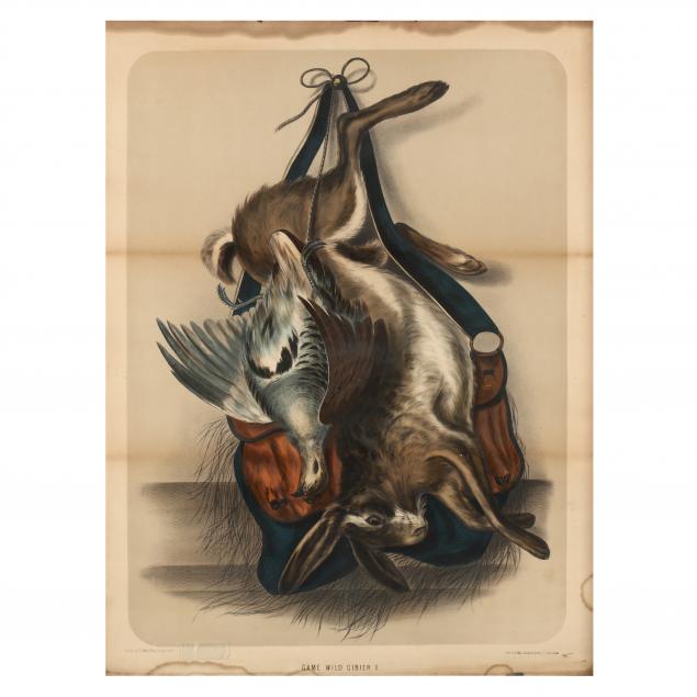 antique-wild-game-lithograph-f-silber