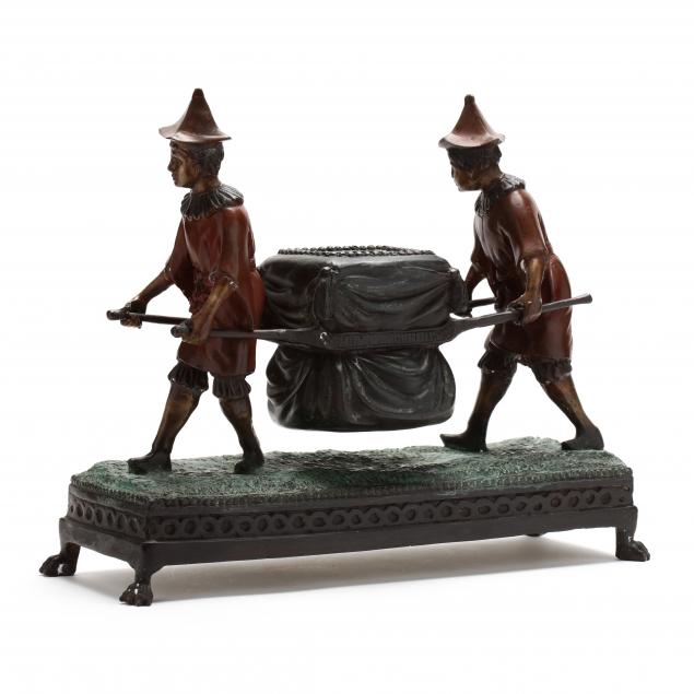 attr. Maitland Smith, Chinoiserie Bronze Figural Sculpture (Lot 367