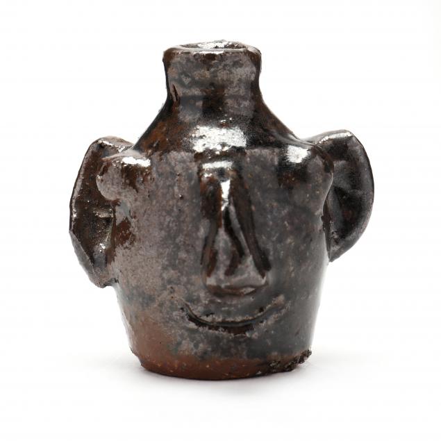western-nc-folk-pottery-burlon-craig-miniature-face-jug