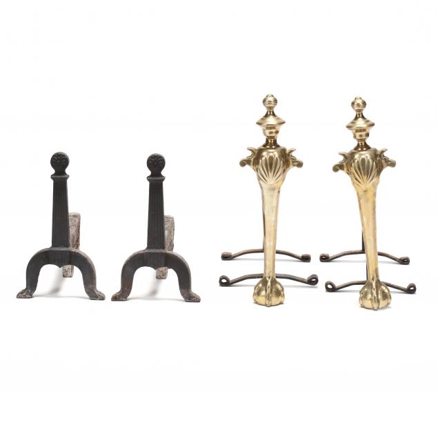 two-pair-of-andirons