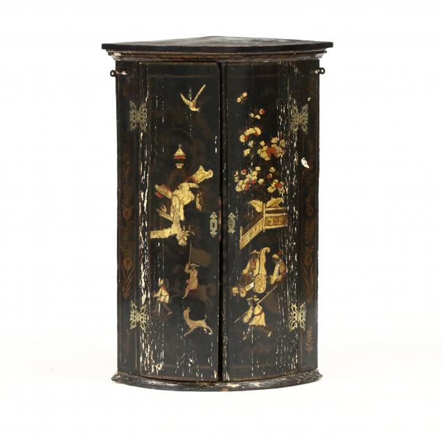 antique-chinoiserie-bow-front-hanging-corner-cabinet
