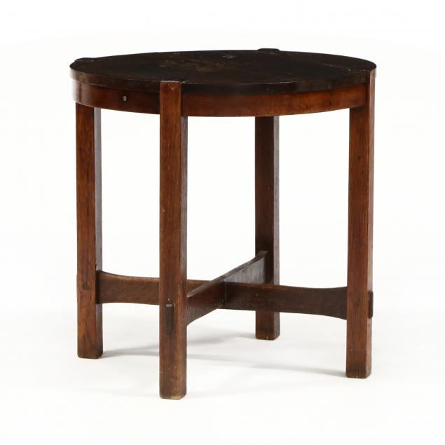stickley-mission-oak-side-table