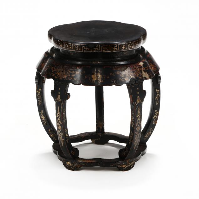 chinese-lacquered-garden-stool-table