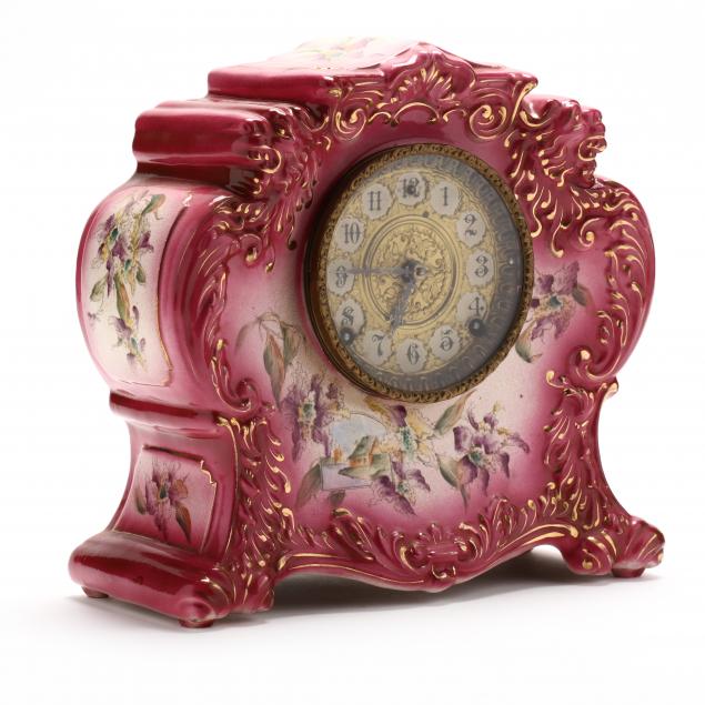 royal-bonn-porcelain-mantel-clock