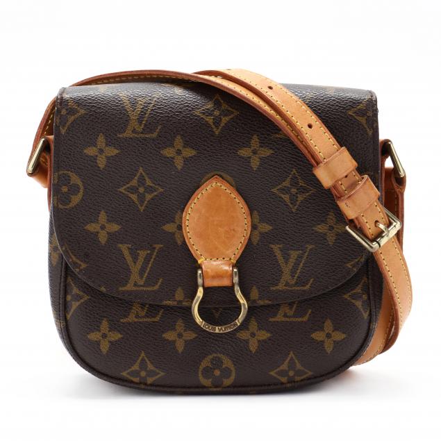 LOUIS VUITTON. Saint Cloud small bag in monogram canvas…