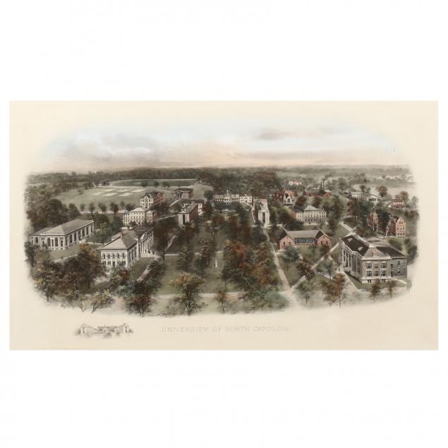 antique-bird-s-eye-view-of-the-university-of-north-carolina-at-chapel-hill-richard-rummell