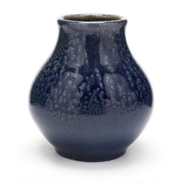 nc-pottery-cr-auman-pottery-cb-maston-glaze-vase