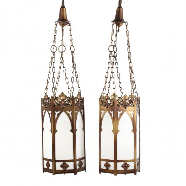 pair-of-gothic-style-hanging-lights