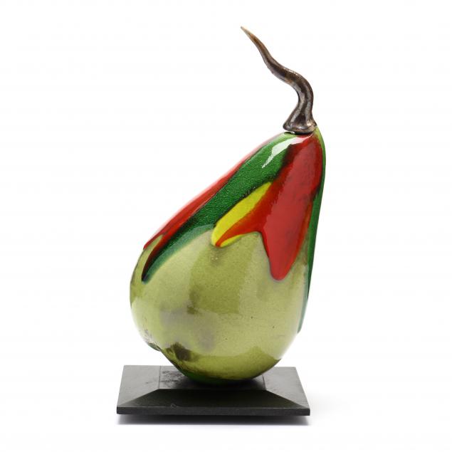 steven-forbes-desoule-nc-art-pottery-pear