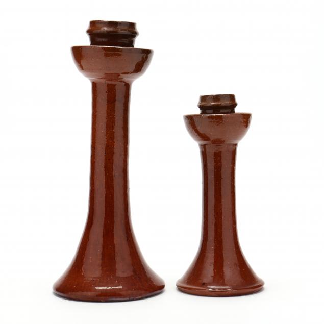 nc-pottery-ben-owen-master-potter-candlesticks