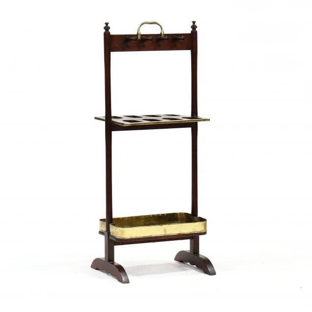 antique-english-mahogany-boot-stand