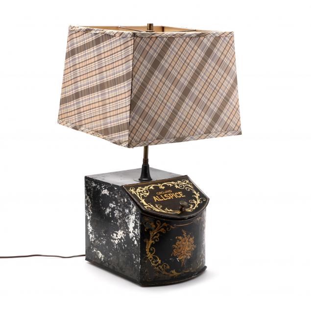 antique-tole-canister-table-lamp