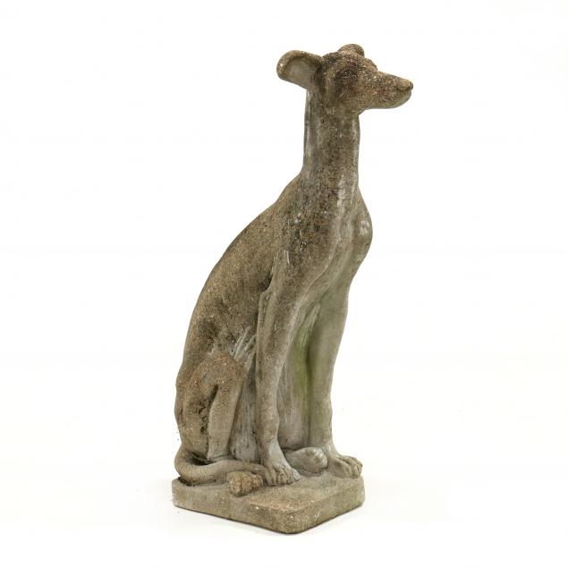 vintage-cast-stone-garden-hound