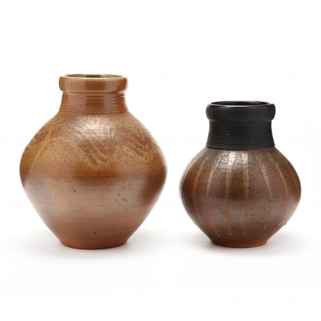 nc-pottery-two-mark-hewitt-pottery-vases