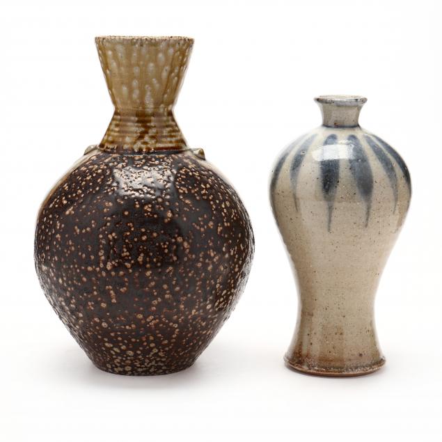 nc-pottery-two-mark-hewitt-pottery-vases
