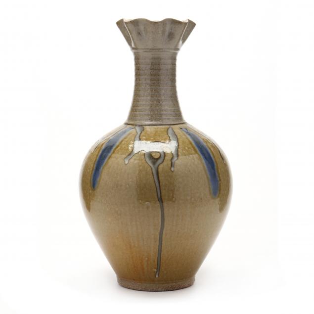 nc-pottery-mark-hewitt-tall-neck-vase