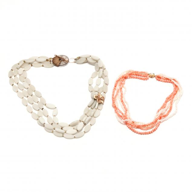 two-gold-and-gem-set-necklaces