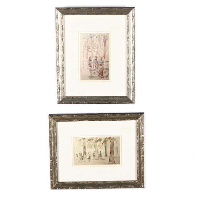 pair-of-framed-park-scene-prints