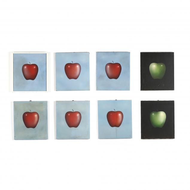 clarence-measelle-fl-eight-apple-paintings