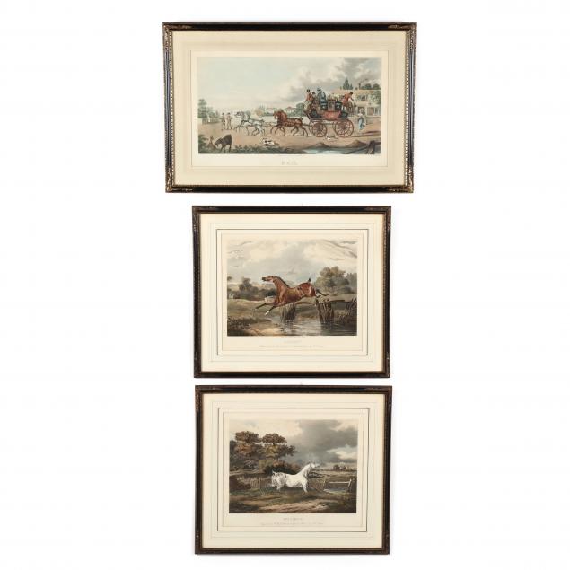 three-antique-equestrian-and-carriage-prints
