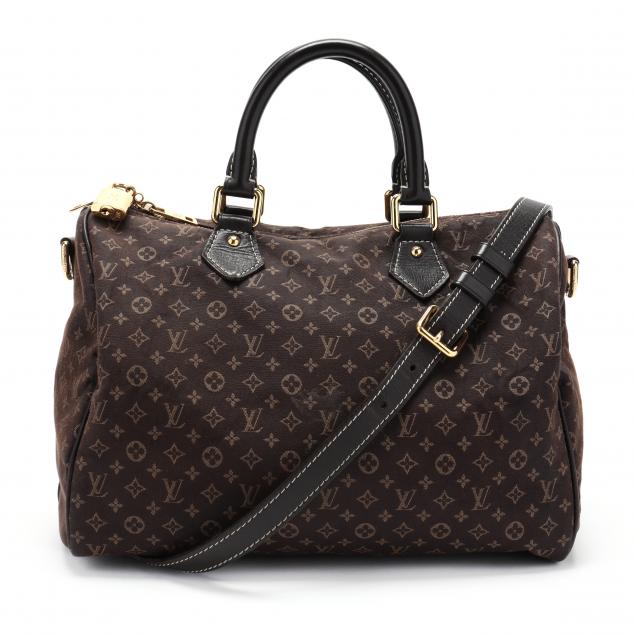 Louis Vuitton Brown Mini Lin Speedy 30 – FashionsZila