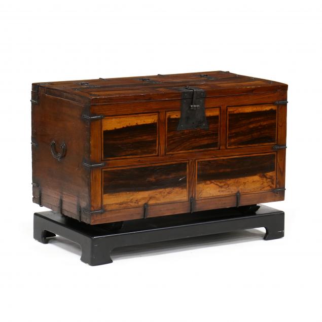 chinese-persimmon-wood-chest-on-stand