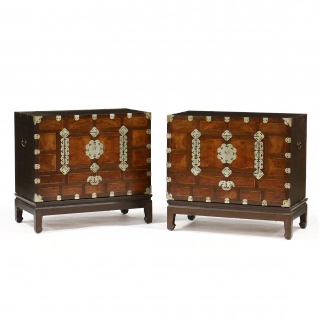 pair-of-asian-low-chests-on-stands