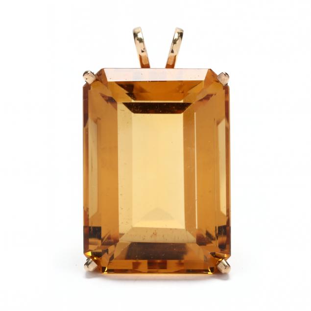 14kt-gold-and-citrine-pendant