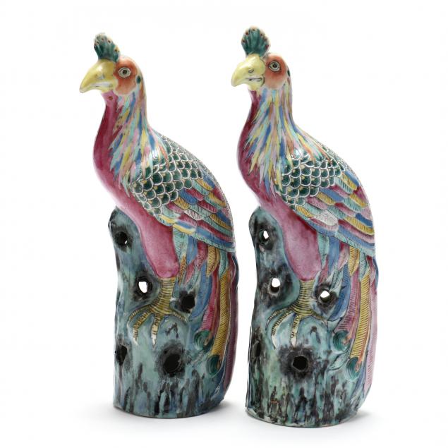 a-pair-of-chinese-famille-rose-porcelain-peacocks