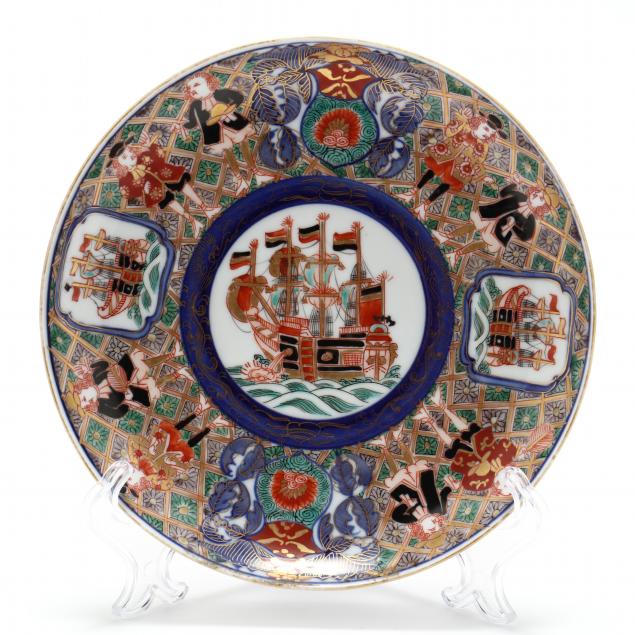 a-japanese-black-ship-imari-plate