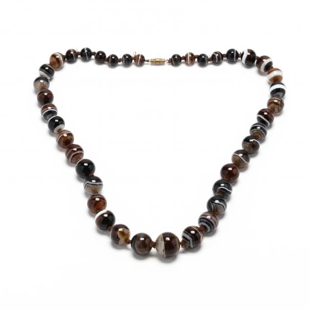 banded-agate-bead-necklace