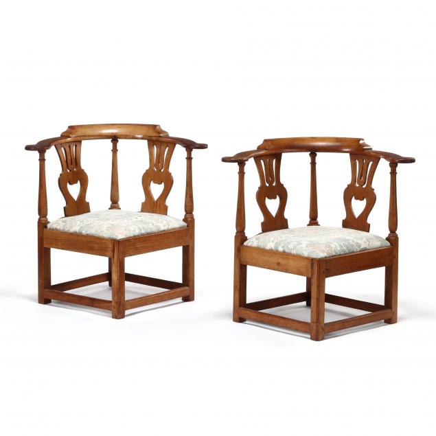 pair-of-southern-chippendale-walnut-corner-chairs