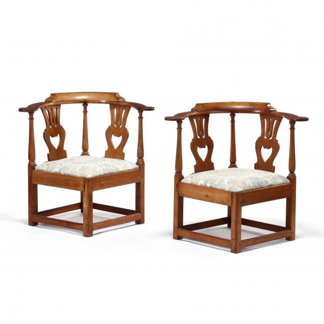 pair-of-southern-chippendale-walnut-corner-chairs