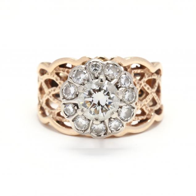 gold-and-diamond-cluster-ring