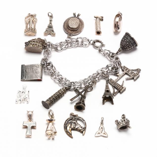 silver-charm-bracelet-and-loose-charms
