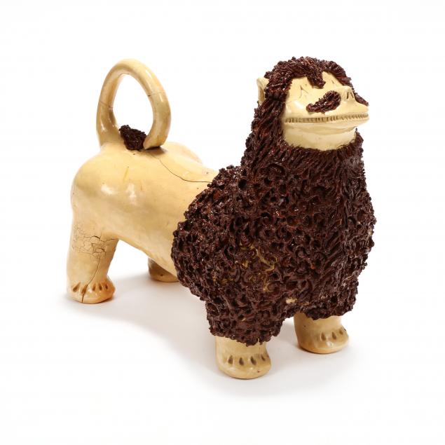 nc-folk-pottery-billy-ray-hussey-large-lion