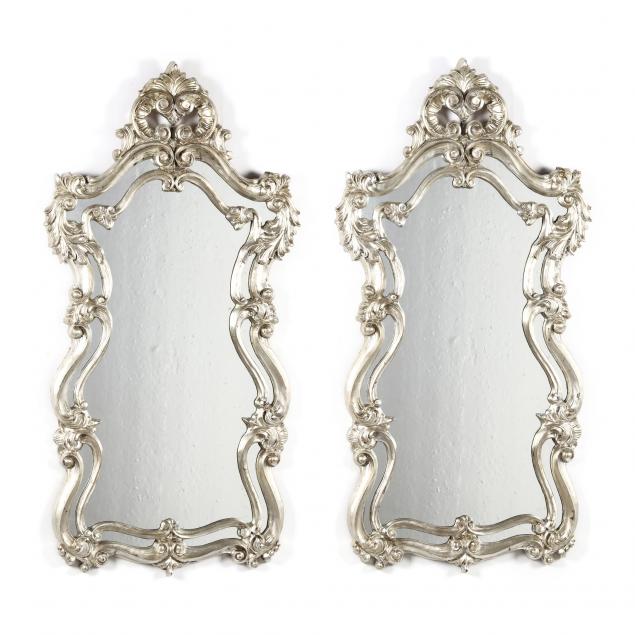 pair-of-italian-rococo-style-silvered-mirrors