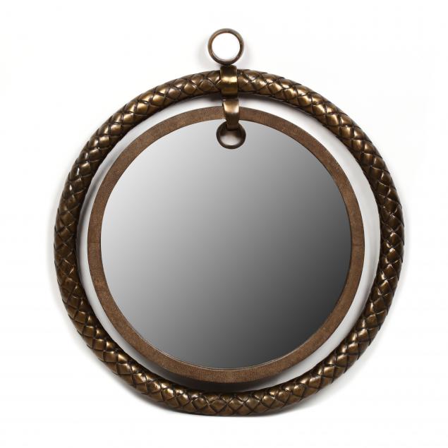 r-y-augousti-bronze-and-shagreen-mirror
