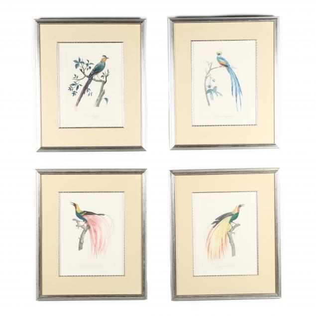 four-prints-of-colorfully-plumed-birds-chelsea-house