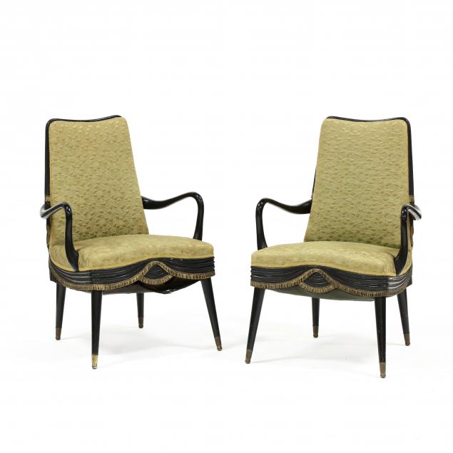 pair-of-hollywood-regency-ebonized-armchairs