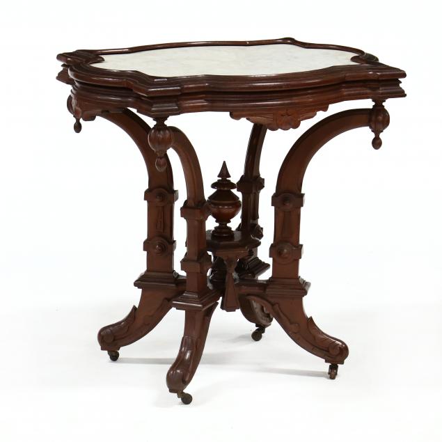 american-renaissance-revival-carved-walnut-and-marble-top-parlor-table