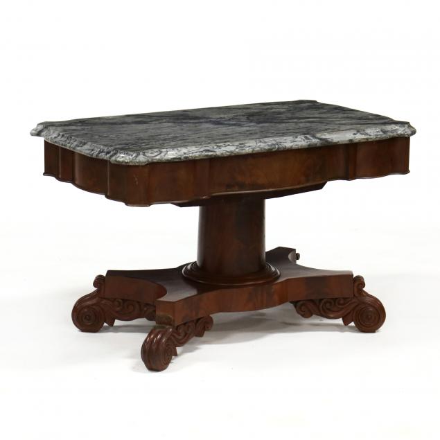 american-empire-marble-top-mahogany-low-table