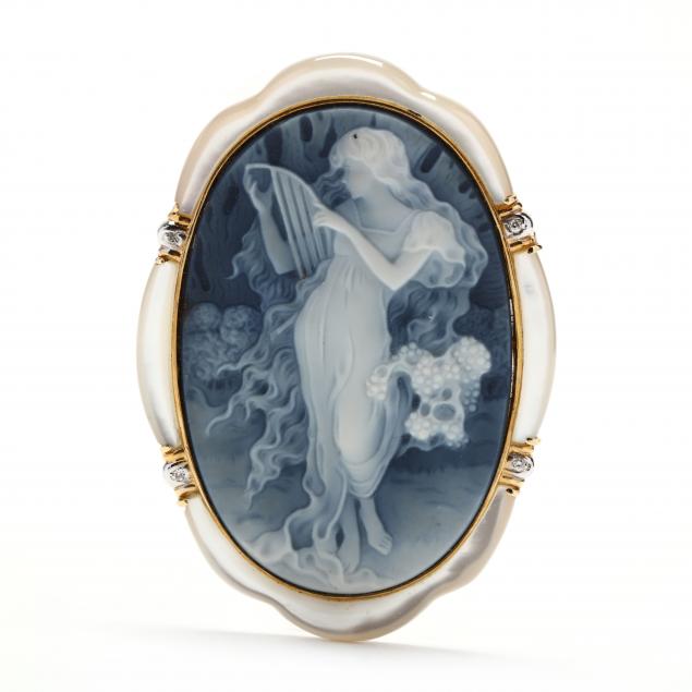 18kt-gold-and-gem-set-cameo-brooch-pendant