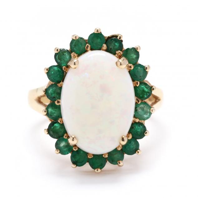 14kt-gold-opal-and-emerald-ring