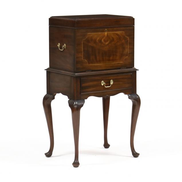 henkel-harris-federal-style-inlaid-mahogany-silver-chest